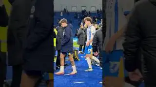 Pitchside with Mats Wieffer and Matt O&rsquo;Riley #brighton #footballmatch #premierleague