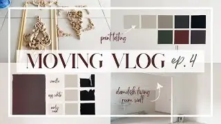 MOVING VLOG ep.4 ♥ Wall Demolition, Paint Testing, Wood Appliqué, Planning | RSKU Harmoni Elmina 1