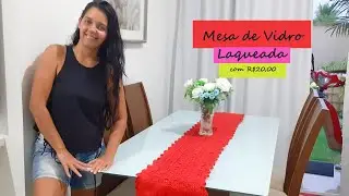 Como laquear mesa de vidro.