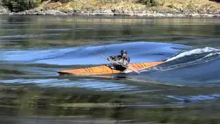 Surf Kayaking Skookumchuck Rapids in Pygmy Kayaks