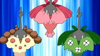 Burmy,Wormodam and Mothim Pokemon all Attacks                     #pokemon #burmy #wormodam #mothim