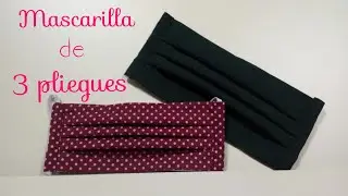 mascarilla de 3 pliegues