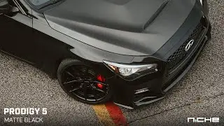 Niche NC279 Prodigy 5 | 20x9 +35 // 20x10 5 +40 | Matte Black | Infinity Q50