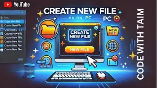 Creating a New File: The Most Complicated Method Yet on computer