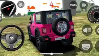 Pink colour Mahindra Thar game new song Mahindra Thar game new song #viralvideo song Mahindra Thar 