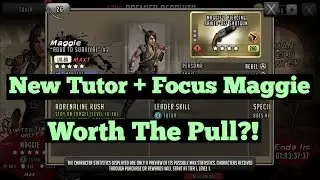 The Walking Dead: Road To Survival - 1 Pull For New Tutor+Focus Maggie + Feedback! Worth The Pull?!