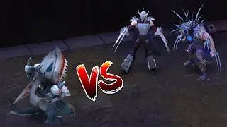 TMNT Legends Shredder & Super Shredder VS Armaggon Solo