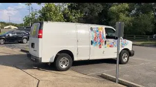 The NEW ICE CREAM TRUCK WOLO 345 IN THOMPSON LANE RAILROAD CROSSING 