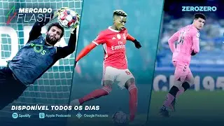 MERCADO FLASH| Maximiano e Florentino a caminho de Espanha, Sporting j&aacute; com alternativa em vista