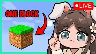 [LIVE] -  ONE BLOCK HARDCORE! | MINECRAFT