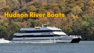 Interesting Marine Traffic On The Hudson River Near The Bear Mountain Bridge &bull; 11/01/2025