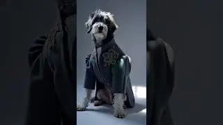Rare dogs in cinematic couture&mdash;colors, texture, and pure fashion fantasy come alive 🌈✨🐾 #googleveo