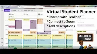 Using Outlook Calendar as my Teacher Planner & Student Schedule