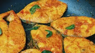 Masala Fish Fry Recipe | King Fish Fried Masala Recipe By COOK WITH RUKS