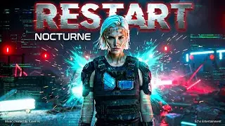RESTART - Nocturne (Official AI Music Video) | Hard Techno x Bass House Anthem 