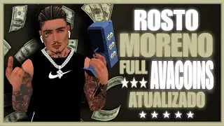 🔥🥷🏾 ROSTO MORENO MASCULINO (AVAKIN LIFE) FULL AVACOINS 🚫👑 MUITO LINDO!! 🥷🏾🔥 #avakinlife #avakin 