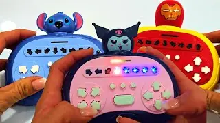 NEW POP IT 3 SET 2025 Fast Push Game Console Series, Unboxing & review Electric Game Fidget Toy AMRS