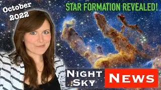 Столпы Творения JWST: чему нас учит это изображение? | Night Sky News, октябрь 2022 г.