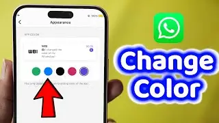 WhatsApp Green Color Change | How to Change WhatsApp Colour Green to Blue in iPhone | Appearance