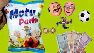Motu Patlu Snacks Free Fun Gift and Money Inside | Unboxing and Review | Yummy Reviews