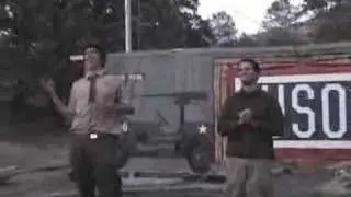 Troop 390 Camp Fire - Scott & Evan Repeat after Me