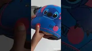 (WA 0852-3696-5851) helm bogo stitch shopee, helm bogo karakter stitch, harga helm bogo stitch
