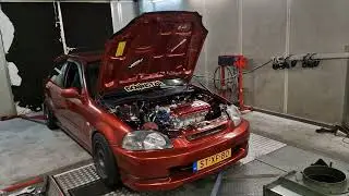 Dolf Dyno Tuned Honda Civic EJ9 B16A Skunk2 Tuner 2 Dyno Run 2
