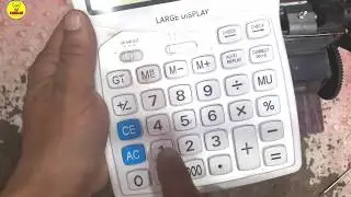 Ceiling Fan Winding Machine Rewinding Machine How to Set the Calculator Full detail