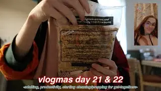 Adulting, Productivity & Starting Cleaning/Prepping For Get-Togethers || Vlogmas Day 21 & 22 2023