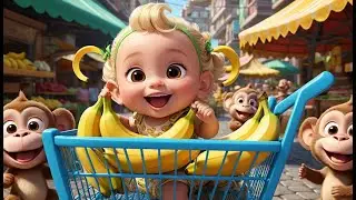 Monkey Market Learning Song | Fun Kids Song | Educational Adventure Rhyme