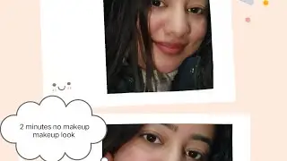 Everyday Rosy natural Makeup look / Easy and simple fresh makeup tutorial for college 🤎#nomakeuplook