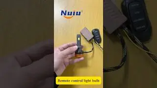 Remote control light bulb#NUIU #automobile #headlight #ledlights #led #light #auto #autoconhecimento