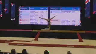 Emilia House-GOLD -Beam-Women's Disability Masters-2022 British Gymnastics Championships