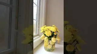 DIY Lemon & Yellow Floral Arrangement | Easy Spring & Summer Centerpiece Idea