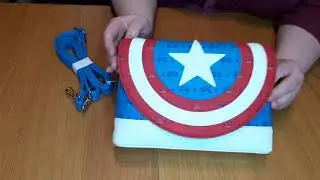 Loungefly Captain America Pop Crossbody Bag