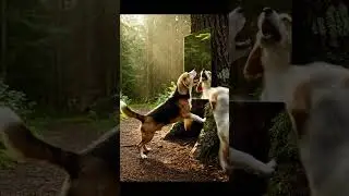 Fox & Dog See Themselves in Mirror &mdash; Funny Forest Reaction 🦊🐶🌿