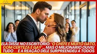 ELA DISSE NO ESCRITÓRIO_ ‘O CHEFE É MUITO GATO, MAS COM CERTEZA É GAY’… E O MILIONÁRIO OUVIU TUDO