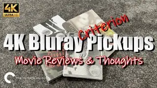 Criterion 4K Bluray Pickups!  Thoughts & Reviews
