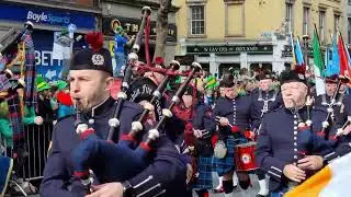 Dublin Fire Brigade Pipe Band - Dublin St. Patrick's Day Parade 2022
