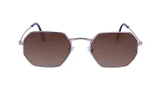 MMK181601 - &Oacute;culos De Sol Unissex Hexagonal Mini Metal Mackage - Dourado