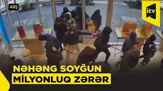 Zərgərlik mağazasından 1 milyonluq oğurluq etdilər