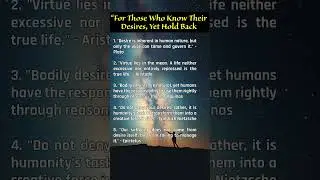&ldquo;For Those Who Hold Back Their Desires&rdquo; #desire #selfcontrol #love #philosophy #mind #peace #empathy