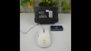 Ready di toko house of computer MOUSE GAMING ARKA RX107 USB DAN WIRELESS PUTIH