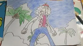 One Piece l Drawing of Doctor Vegapunk on Egghead Island