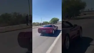 C6 Corvette Rolling Burnout #shorts #cars #supercar #corvette #chevrolet