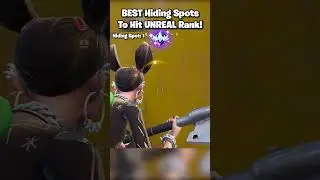 BEST Hiding Spots To Reach UNREAL 🏆 #shorts #fortnite