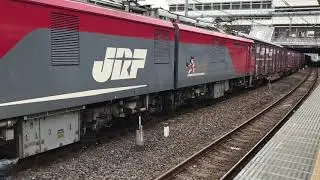 EH200 通過とEH500&minus;78発車