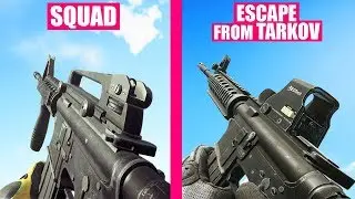 SQUAD vs Escape from Tarkov - Weapons Comparison