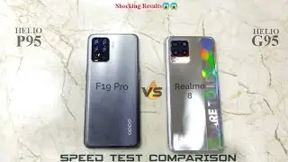Realme 8 vs Oppo F19 Pro Speed Test Comparison🔥Helio G95 vs Helio P95⚡Shocking Results😱😱