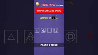 Picture Pattern puzzle #15 | Puzzles with Answer | BrainGym | #shorts